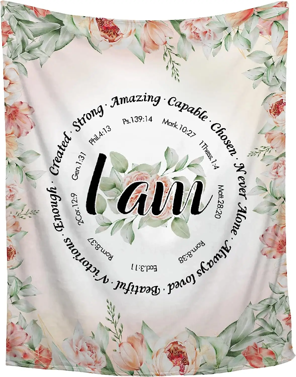 Christian Gifts Sympathy Prayer Blanket Bible Verse Healing Scripture