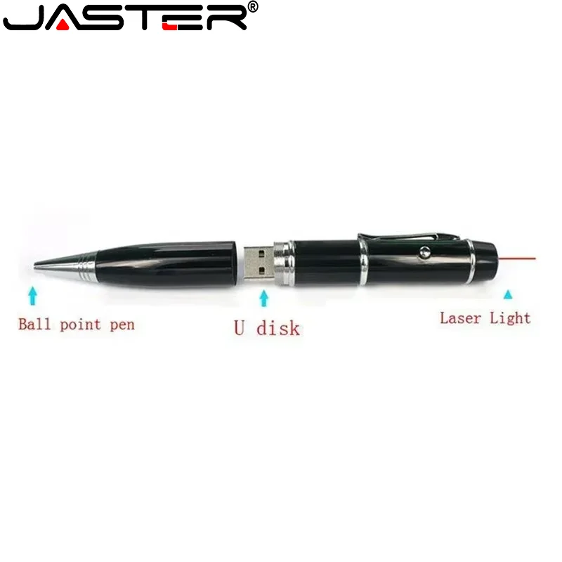 Usb Flash Drive Flash Drive Magic Pen USB 2.0 Flash Drive 128GB Mini Metal Free Customized LOGO Pen Drive Ballpoint Student Teacher Gift Memory Stick