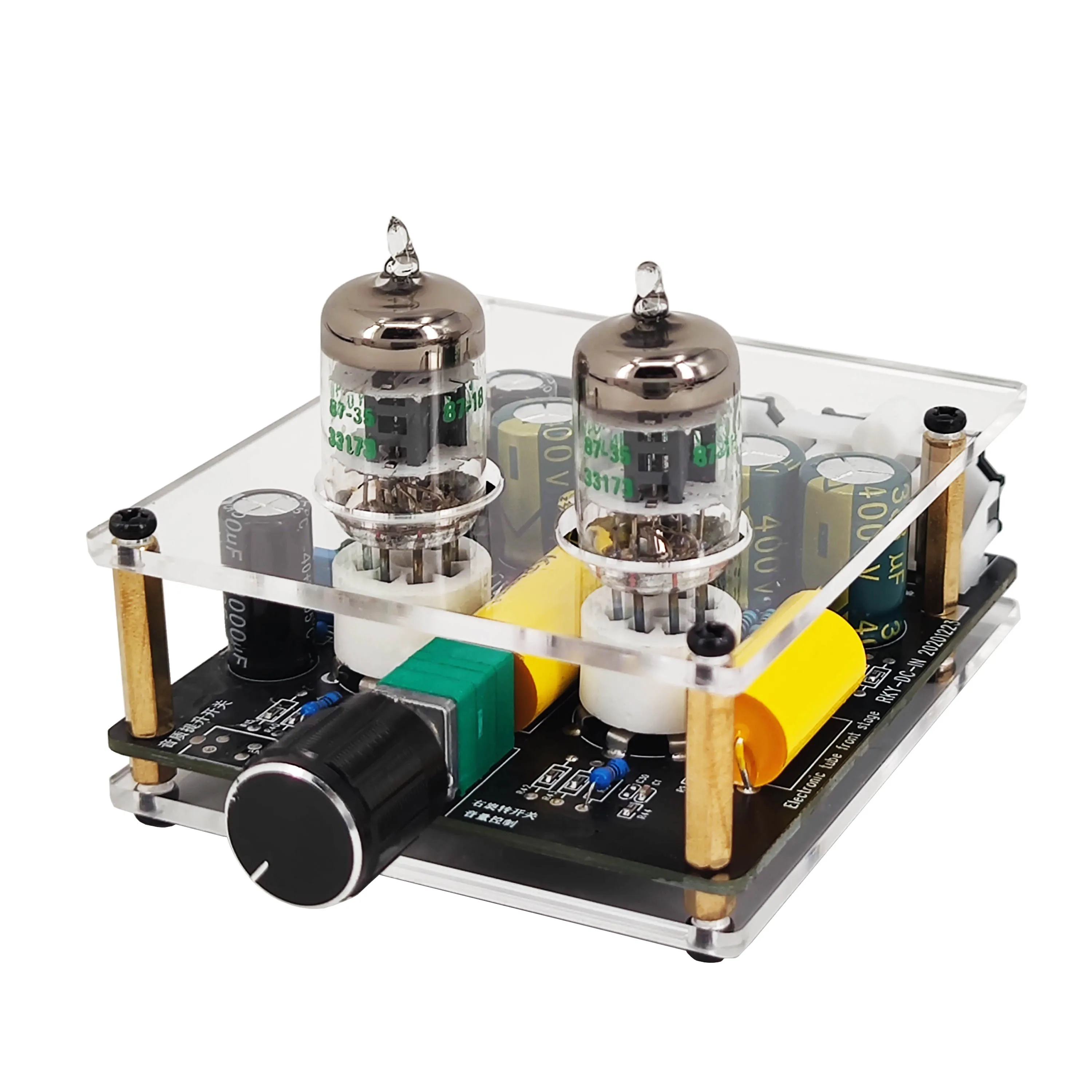 Updated Geupdated Amplificador de Som Tubo Hi-fi Pré-amplificador Buffer Bile Som do Alto-falante Teatro em Casa Atualizado