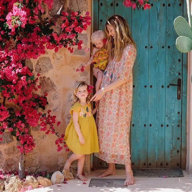 Girls Clothes LM Summer Kids T-shirts Cute Outfit Set Flower Girl Dresses for Weddings Casual Tops Infant Baby Romper
