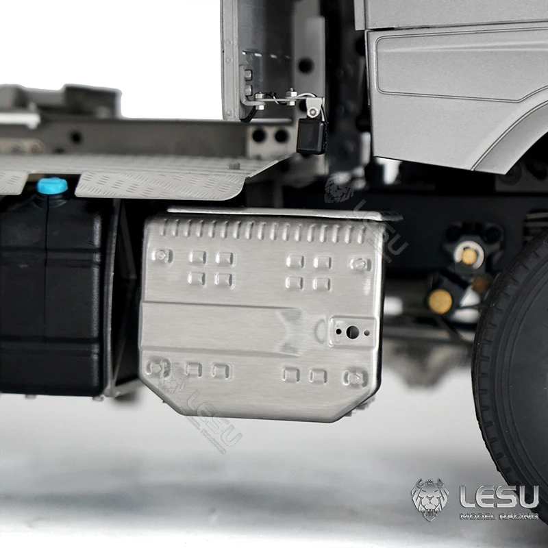 LESU 1/14 Scale FH16 Full Metal Chassis 6*6 for RC Dumper Tipper Timber Truck Model Motor Light With Bucket Toy TH20321 2