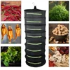 Layers Drying Net for Herbs Hanging Basket For Flowers Buds Plants Herb Drying Net with Zipper Dryer Mesh Bag Folding Dry Rack 2