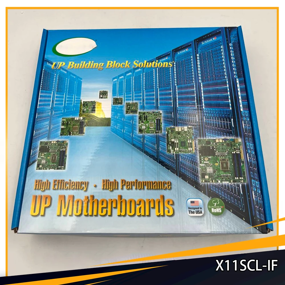 

For Supermicro X11SCL-IF Server Mini-ITX Motherboard C242 LGA-1151 DDR4 Support 8th/9th Generation Core i3 E-210