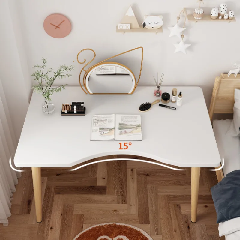Home Office Adult Desktop Computer Desk Modern Simple Workbench Student Study Writing Household Solid Wood Leg Table computer desk