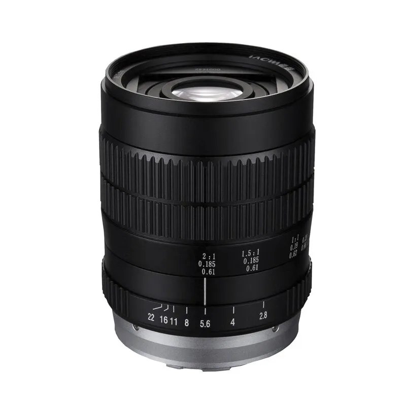 비너스 옵틱스 라오와 60mm f/2.8 2X 울트라 매크로 렌즈 APS-C 수동 초점 카메라 렌즈 (니콘 F, 캐논 EF, 펜탁스 K,  A,  E 마운트용)