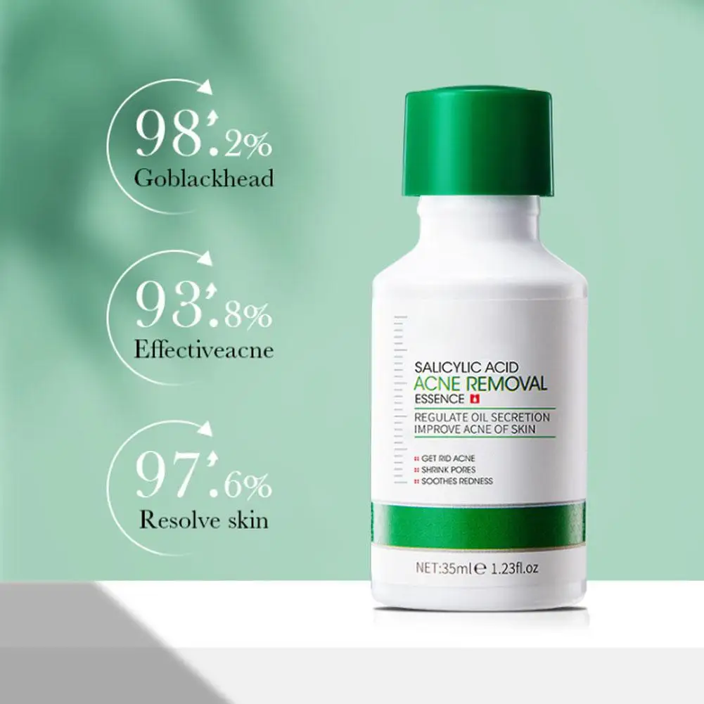 35 مللي حمض الساليسيليك حب الشباب إزالة مصل الوجه...