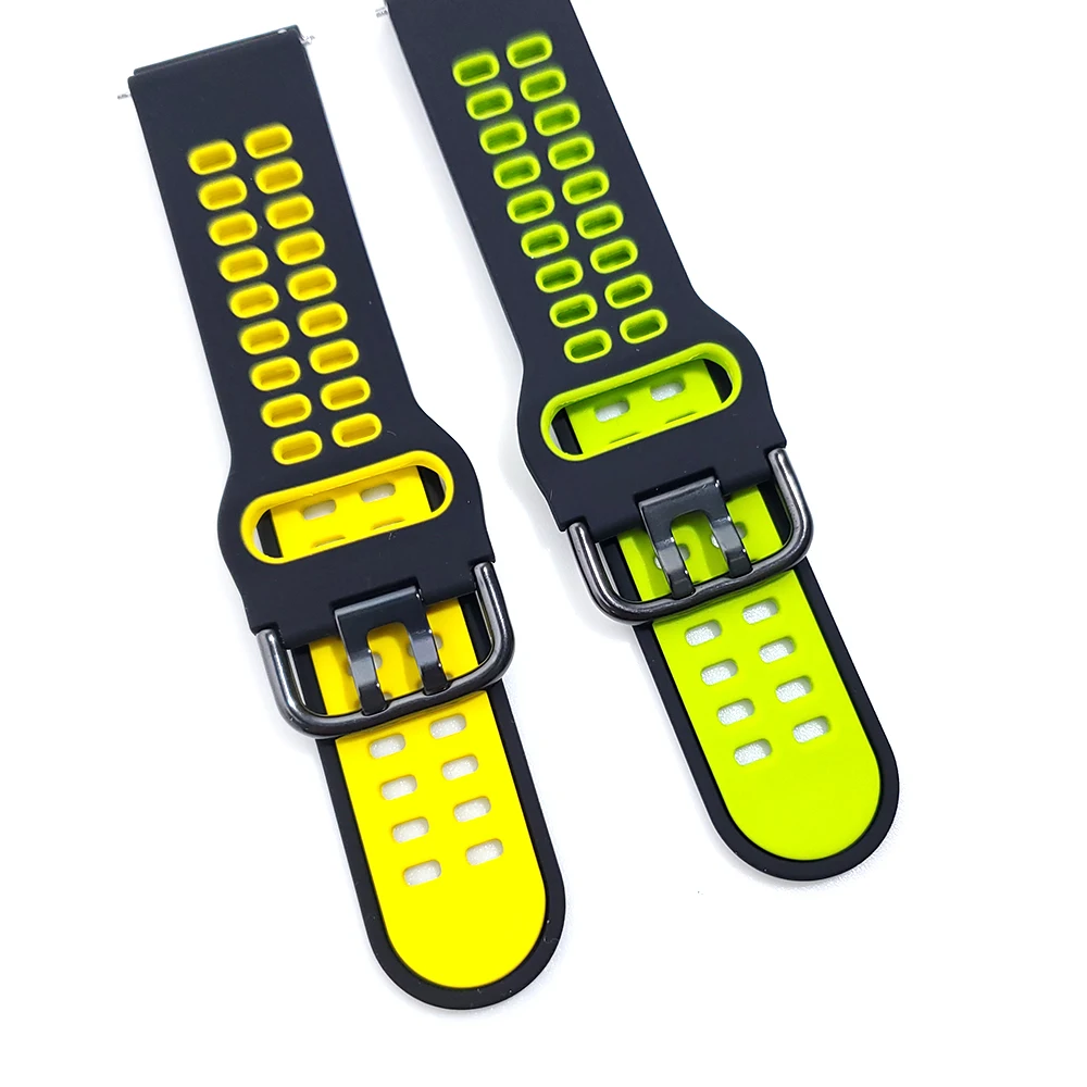 Cinturino In Silicone 20mm Con Sgancio Rapido Per Garmin Forerunner 245/645, Vivoactive 3, Venu, E Altri - Regolabile Da 14 A 21 Cm