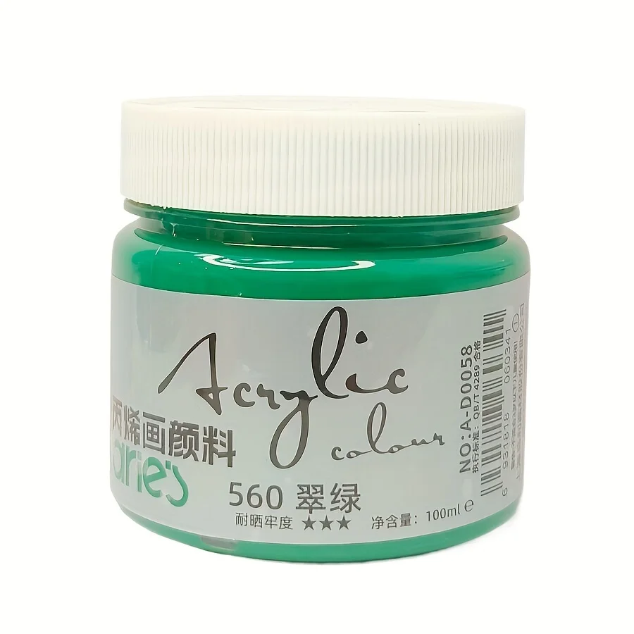 Vibrant 100ml Waterproof & Sunscreen Acrylic Paint