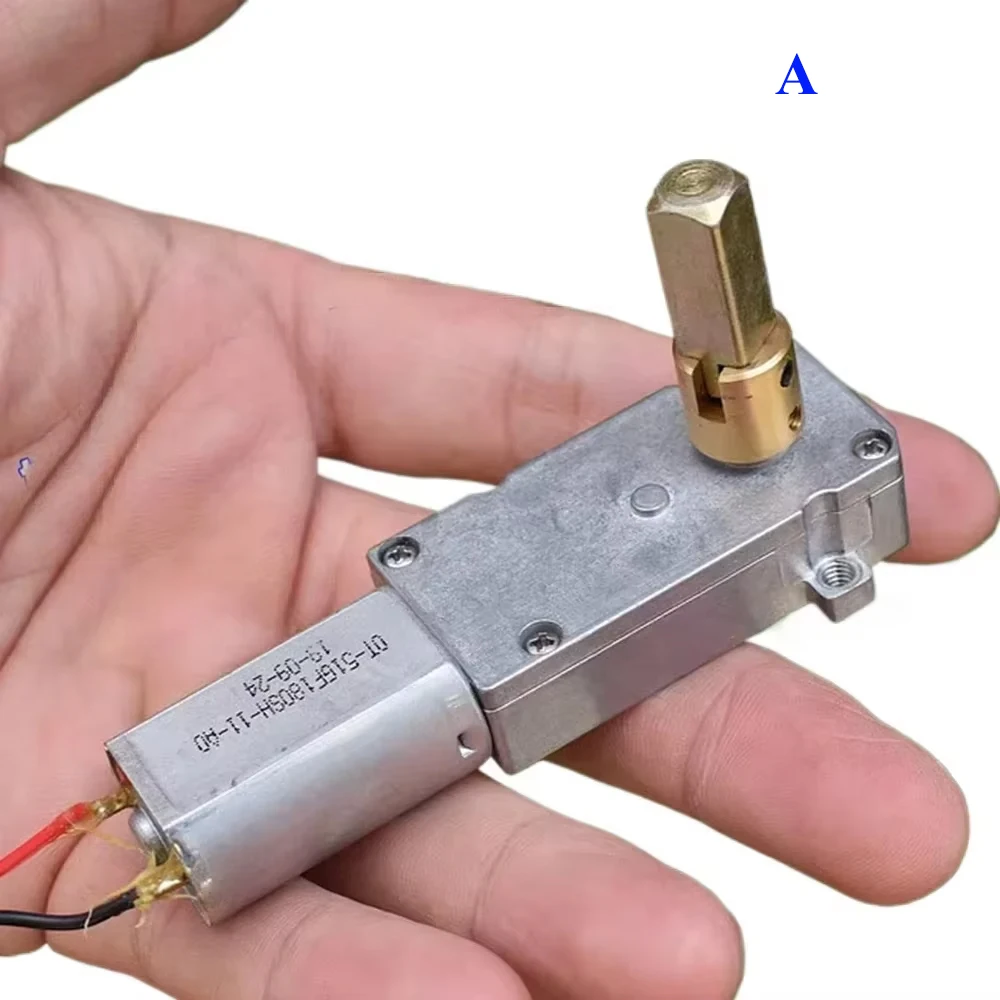 MOTORE RIDUTTORE VELOCITÀ PICCOLA LUCE PER AUTOMAZIONE UFFICIO 6V 50rpm 95243851 - Foto 7