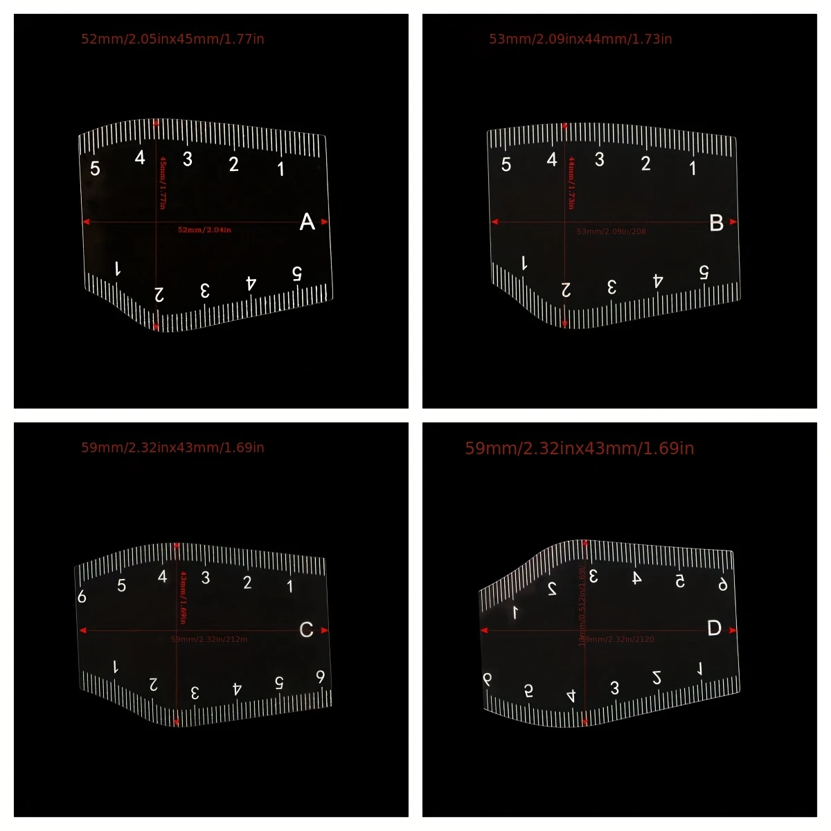 5PCS Brow Stencil Kit - Microblading Stencils with Symmetry Guide, Reusable PMU Templates for Beginners/Pros (PMU Approved)