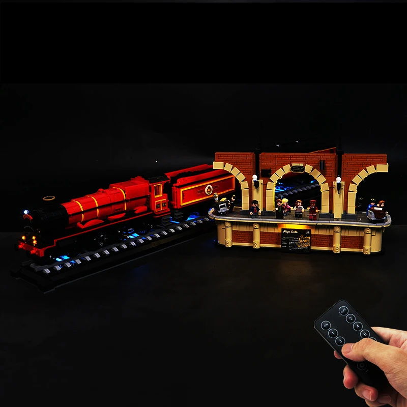

Детский конструктор с дистанционным управлением для LEGO 76405 Экспресс-сборника, детали для сборки, игрушечные блоки (только зеркальные детали, без модели блоков)