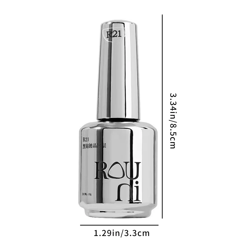 KANIU 15ml High Gloss Top Gel Functional Gel Nail Art Crystal Coating Topcoat Crystal Top Coat Functional Gel Finishing Sealing