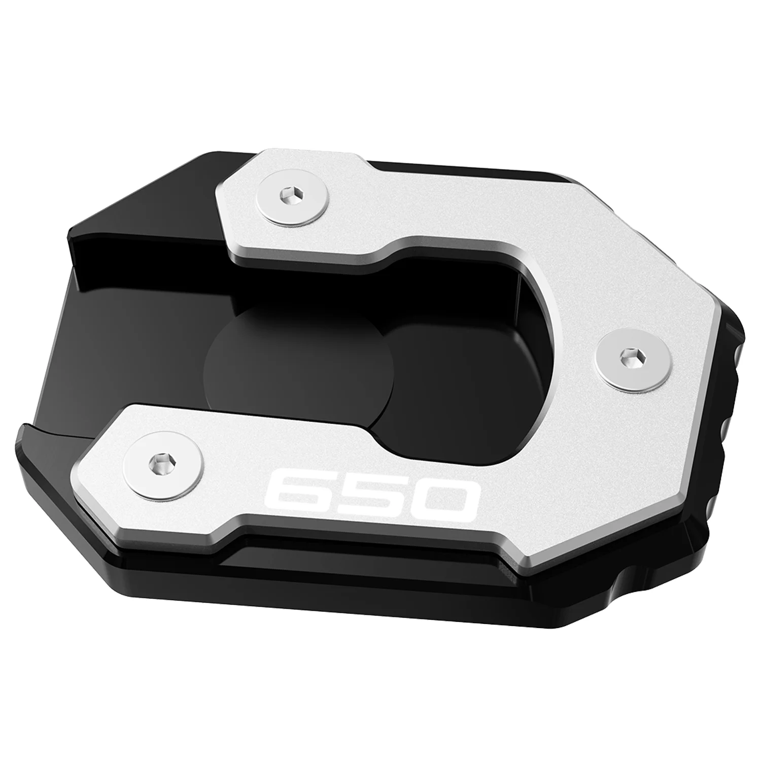 Motorcycle Kickstand Foot Side Stand Extension Pad Enlarger Plate CNC