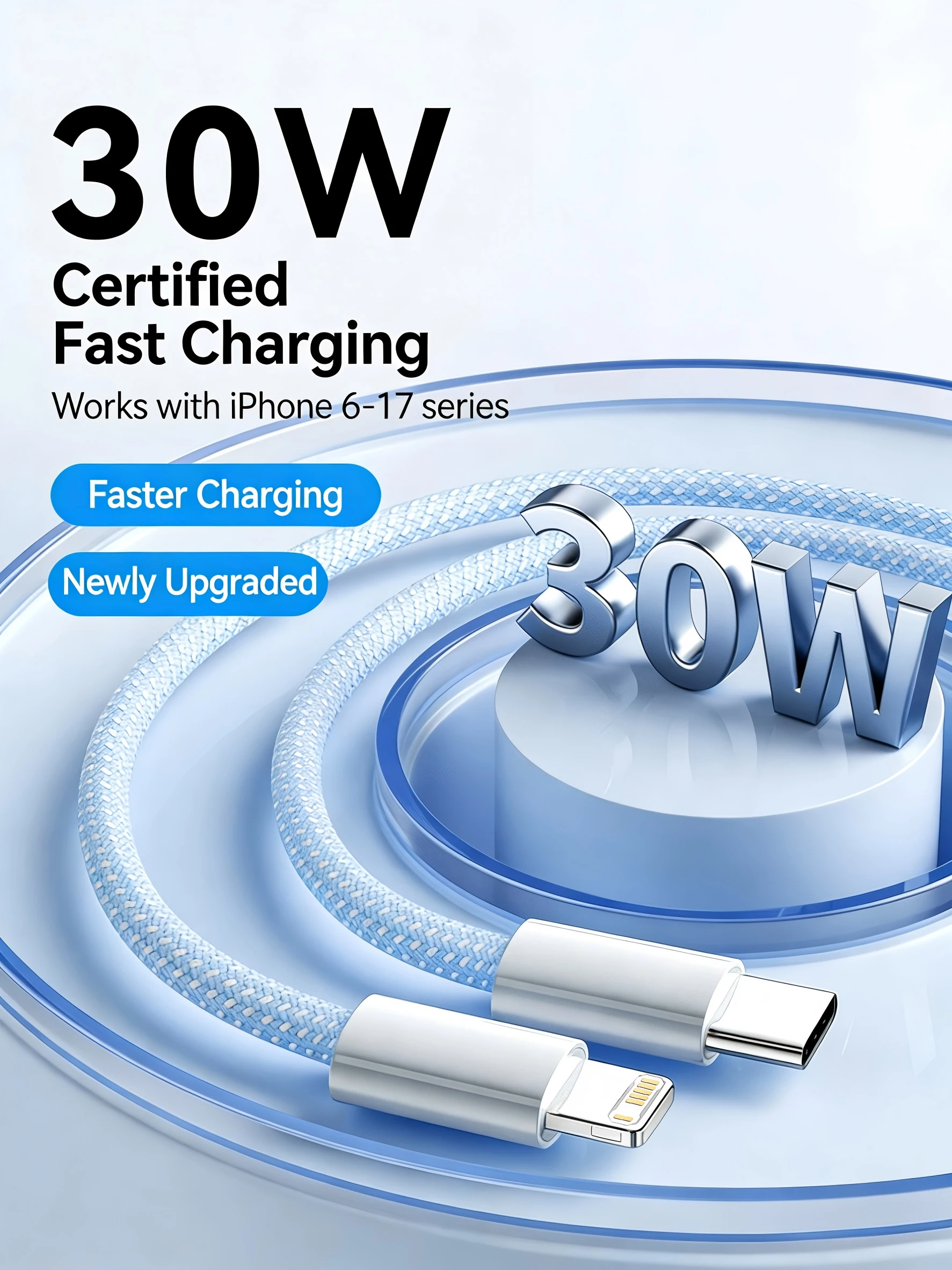 PD 30W USB 케이블 아이폰 14 13 12 11 Pro Max 7 8 14 Plus XS XR 고속 충전 USB C 케이블 충전기 데이터 케이블 액세서리