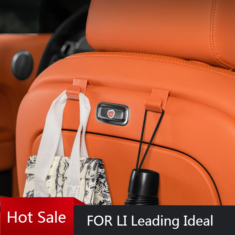 

Car Back Seat Hook Car Primary Color Hanger Headrest Hidden Hook For LI Leading Ideal LiXiang L7 L8 L9 2022 2023 Accessories