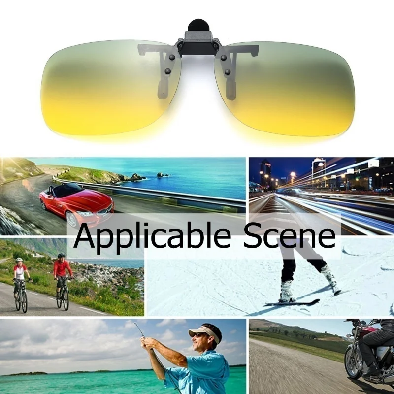 Car Driver Googles Day Night Vison Polarized Driving Clip on Sunglasses Lens Antiglare Flip up Lens Sun Glasses,polarized sunglasses,driving glasses,anti glare sunglasses