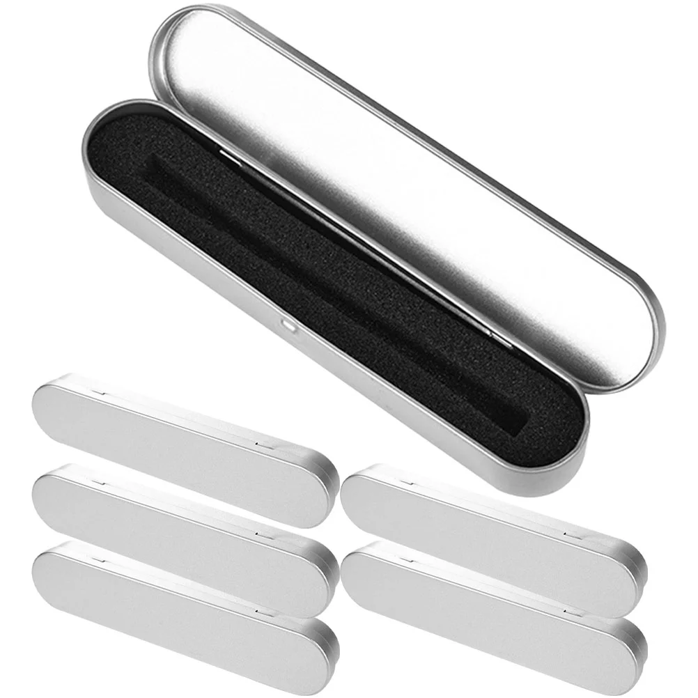 

Multipurpose Home Practical Office Metal Pen case with Sponge Liners Tinplate Pencil Cases Pen Storage Case Metal Pen Case