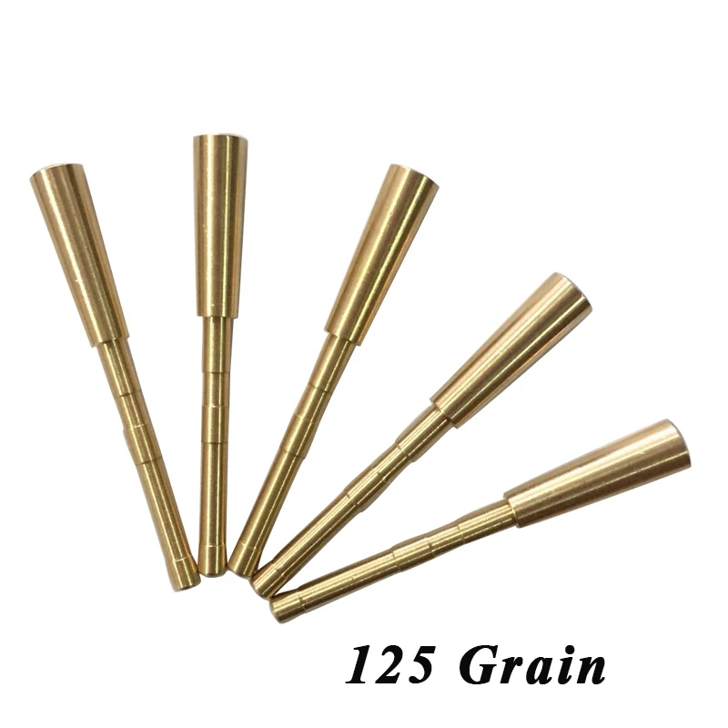 12PCS Arrow Insert Adapter Connect Broadheads 43 -125gr Arrow Points For ID4.2mm Shaft Recurve Compound Bow Hunting Archery
