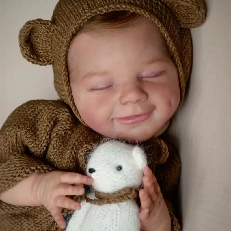 

49CM Full Body Silicone Reborn Baby Doll Boy Girl Bebe Reborn Alive Real Hand Rooted Hair 3D Skin Play House Toy Dolls