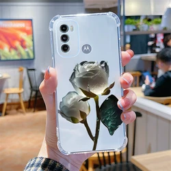 Vibrant Floral Transparent Phone Case - MOTO G42 4G (SJFS - 245)