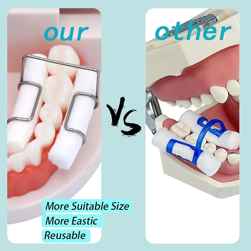 4ks zubní bavlna rolovat držák klip nerez ocel zubní laboratoře zásoby klinika ortho odpojovač nářadí autoclavable bavlna rolovat klip