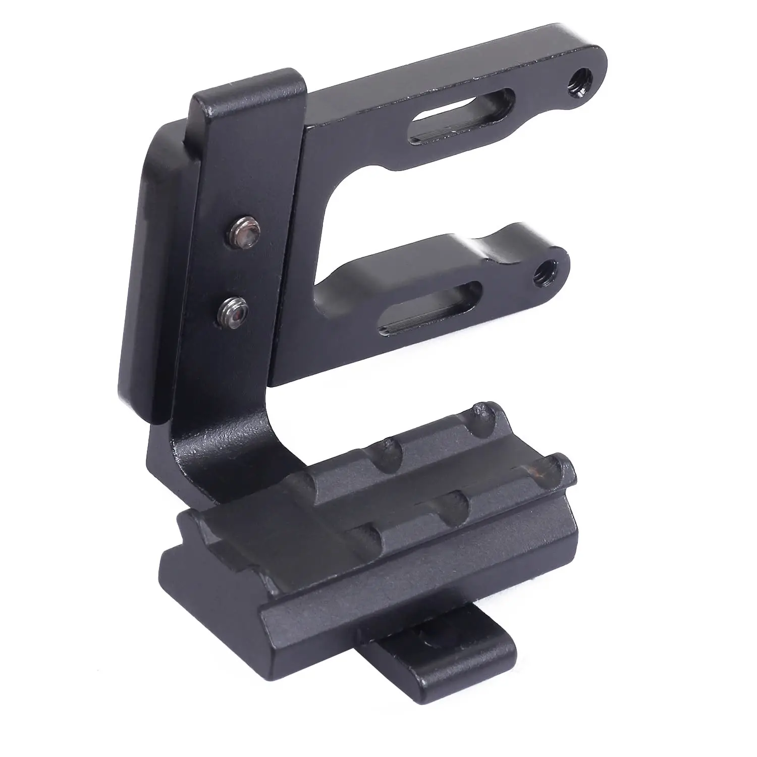 Arco composto per tiro con l'arco e arco ricurvo Adattatore per staffa per torcia con attacco per mirino laser per caccia Accessorio per arco e frecce - immagine 2