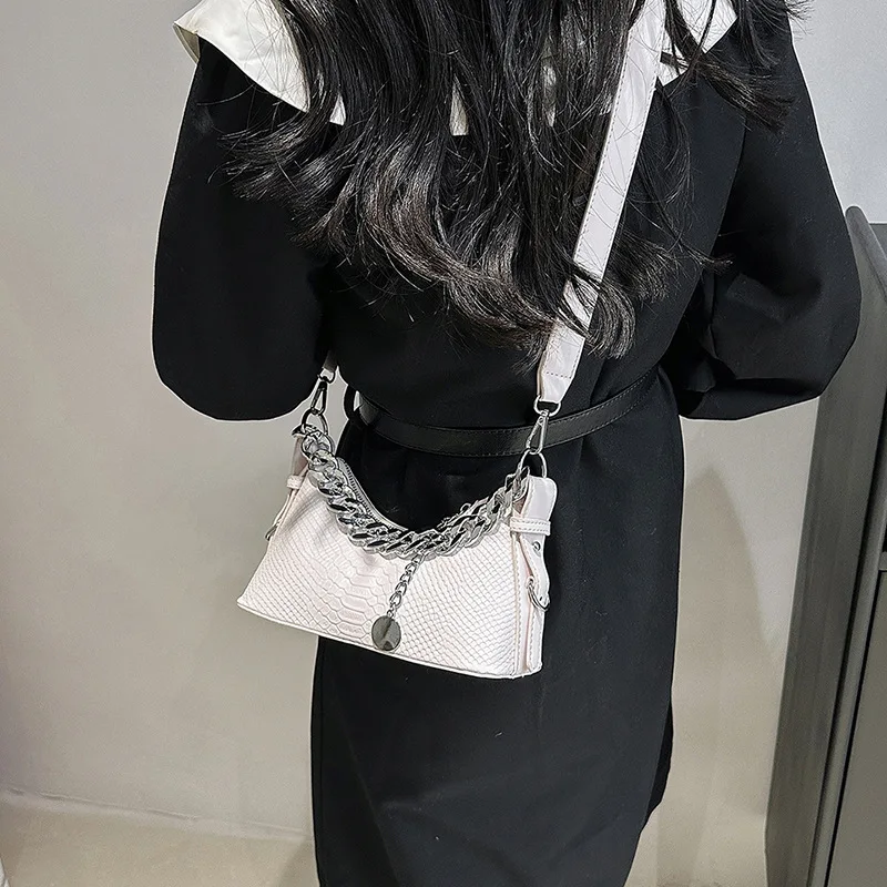 New arrivals Hot Sell Underarm Purses Women Luxury Handbags With Chain Lady Crocodile Pattern Hand Bags For Girls