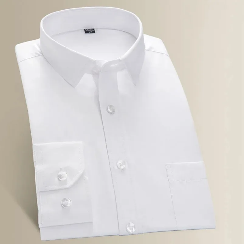 Plus Large Size 9XL 8XL 7XL Men's Long Sleeve Shirt Casual Dress Solid Color Routine Fit Design Business Male Social Shirts dress shirts,men casual shirts