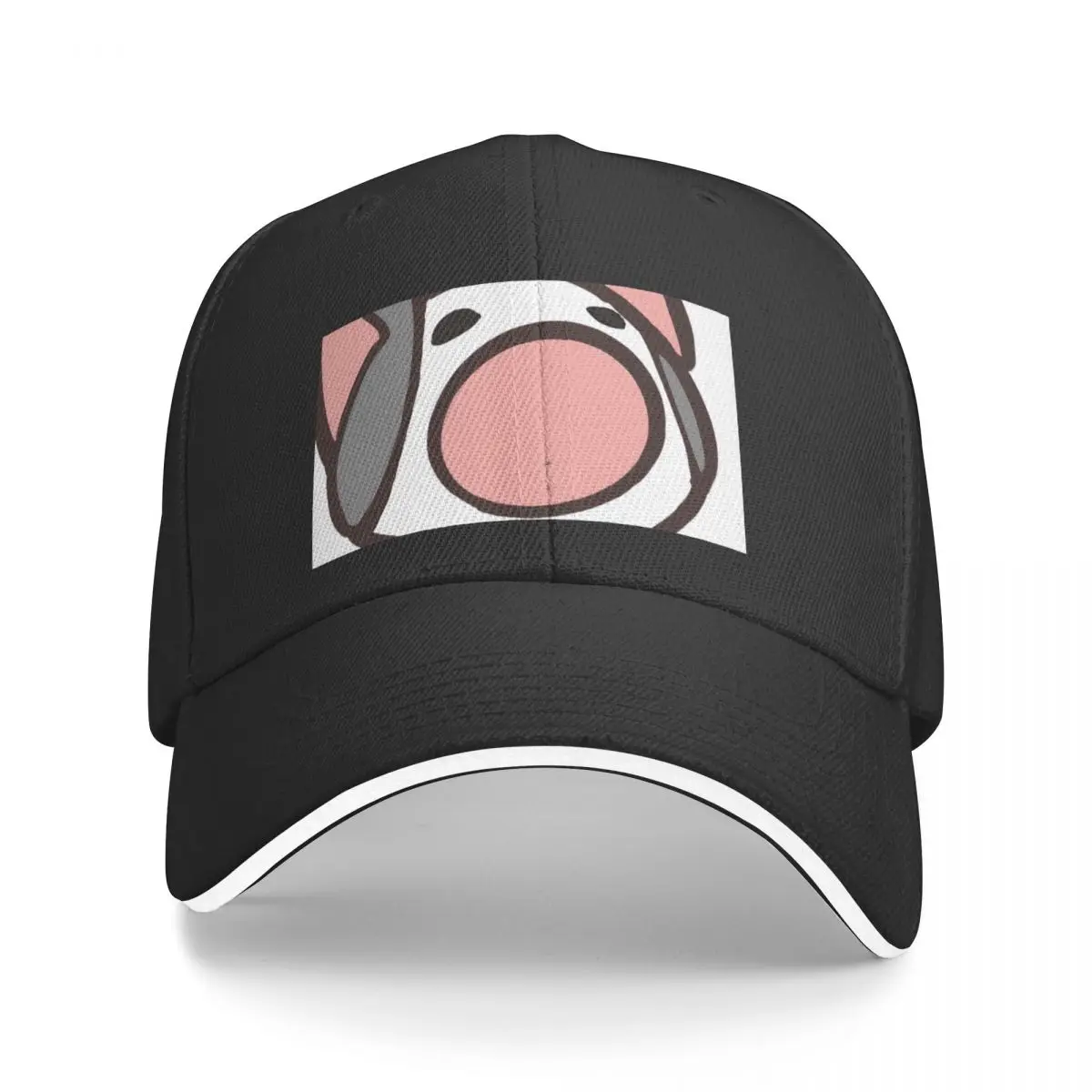 

New Popcat but there is a apple on top of him Baseball Cap Visor Custom Cap Boy Child Hat Women's