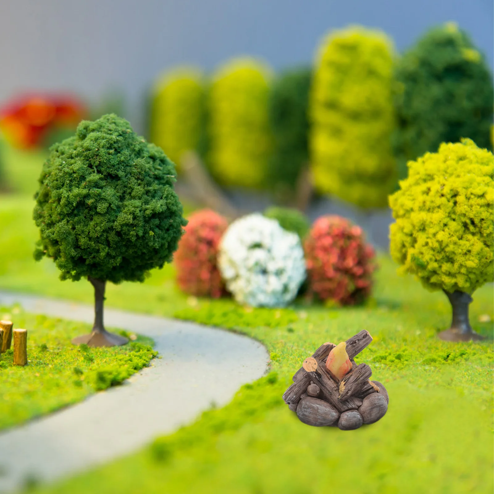 

Miniature Bonfire Model Fake Campfire Ornament Mini Bonfire Decoration Dollhouse Miniature Fire