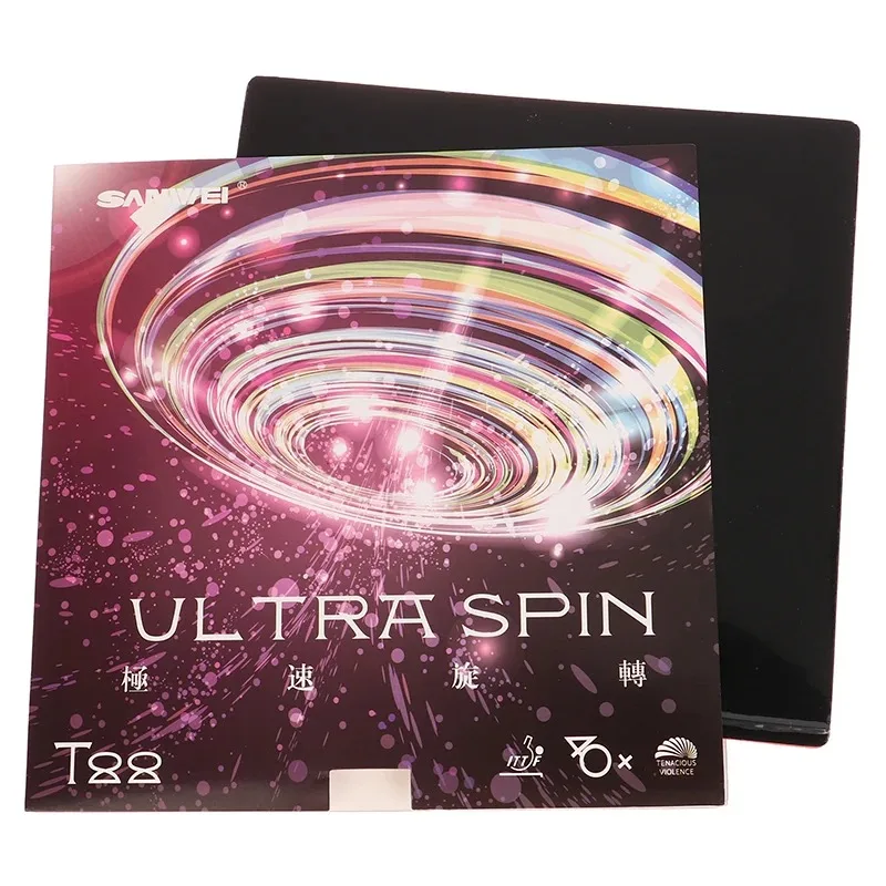 SANWEI T88 Ultra Spin Table Tennis Rubber - Semi-Sticky Control Loop with High Elasticity Sponge