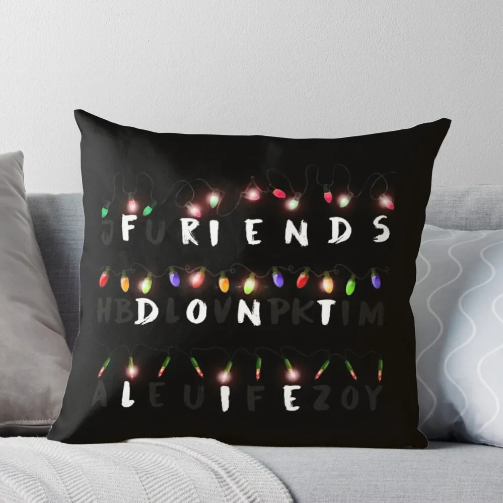 

Friend don't Lie Throw Pillow Pillows Aesthetic Christmas Pillow Covers Sofa Cushion Cover pillowcases for sofa cushions