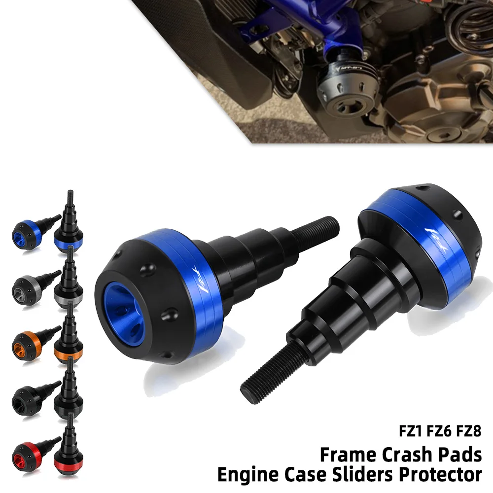 APLUZ Sturzpads Für Yamaha FZ1 FZ6 FZ8 - CNC Aluminium Rahmenschutz