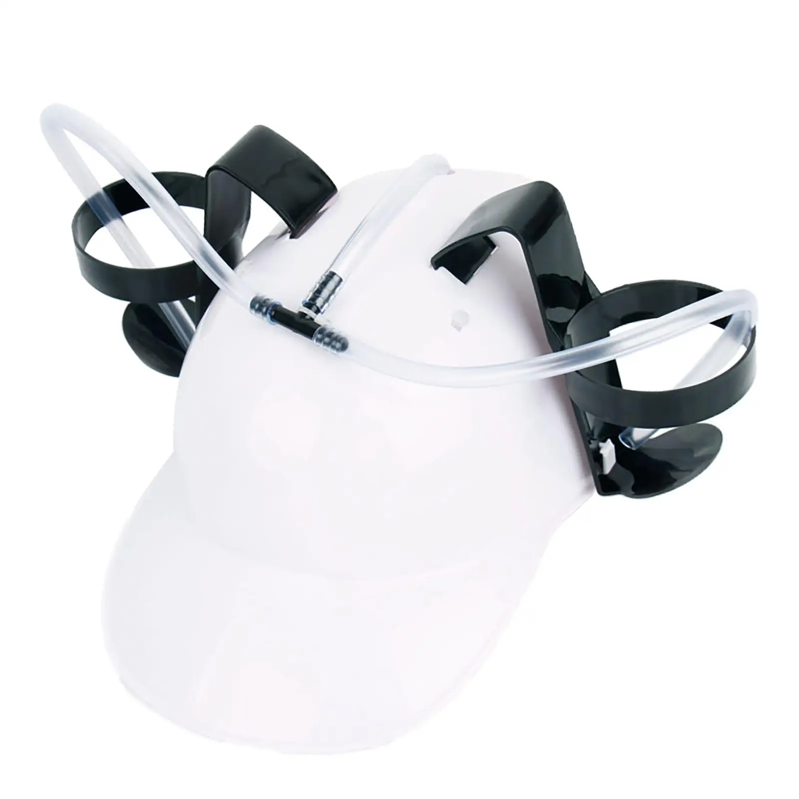 Fun Beer Drinking Hat with Straw Adjustable Soda Cup Novelty
