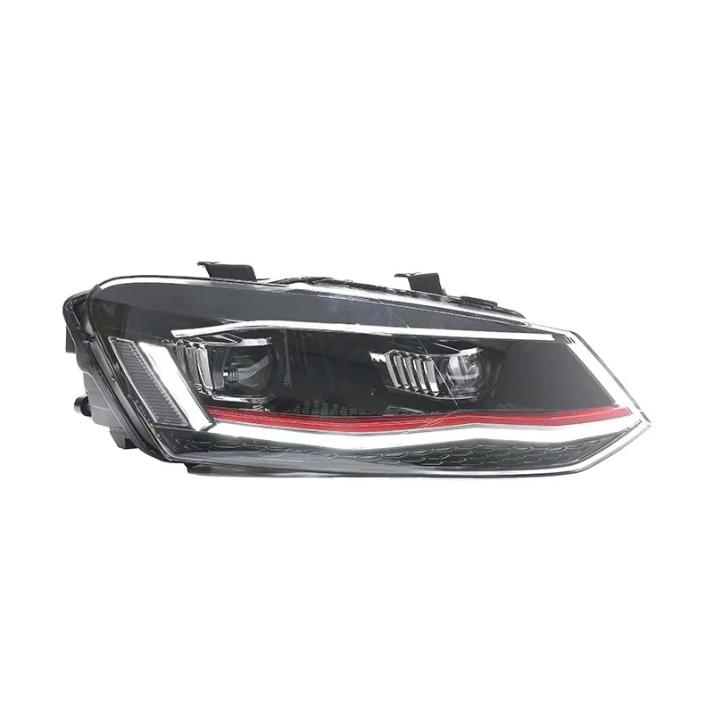 

New Headlight For POLO 2011-2017 With Red Line High/Lower Beam