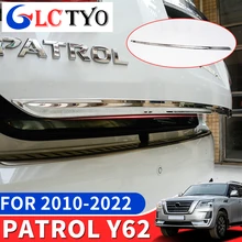 

Applicable To 2010-2022Nissan Patrol Y62 Tailgate Decorative Strip Modified Stainless Steel Trunk Accessories