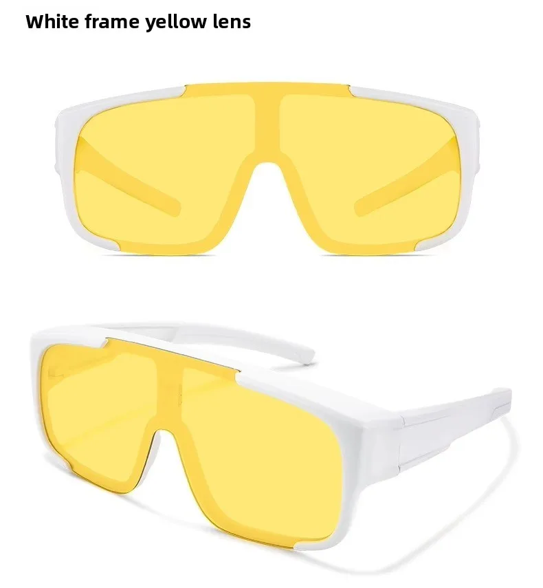 Myopia-Friendly Outdoor Cycling Sunglasses Polarized Oversleeve Goggles for Biking & Mountaineering Windproof Sports Eyewear