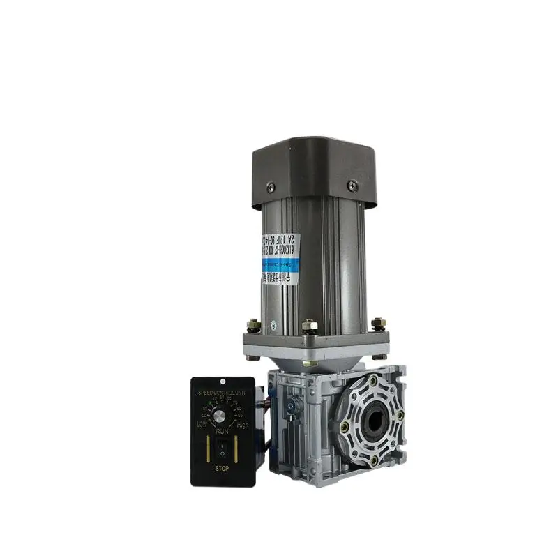 300 w ac 220 v with right Angle worm gear reducer NMRV50 speed regulating motor rv30 15 worm reduction gearbox worm right angle high quality hollow shaft worm gearbox flange 56b14