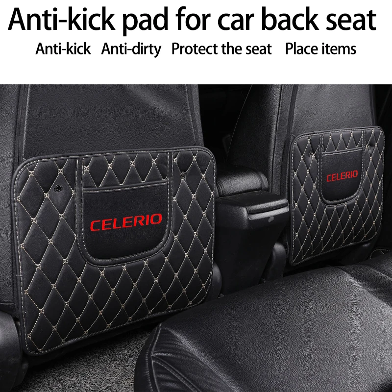 Car Seat Antikick Pad Protection Pad Car Decor For Suzuki Celerio