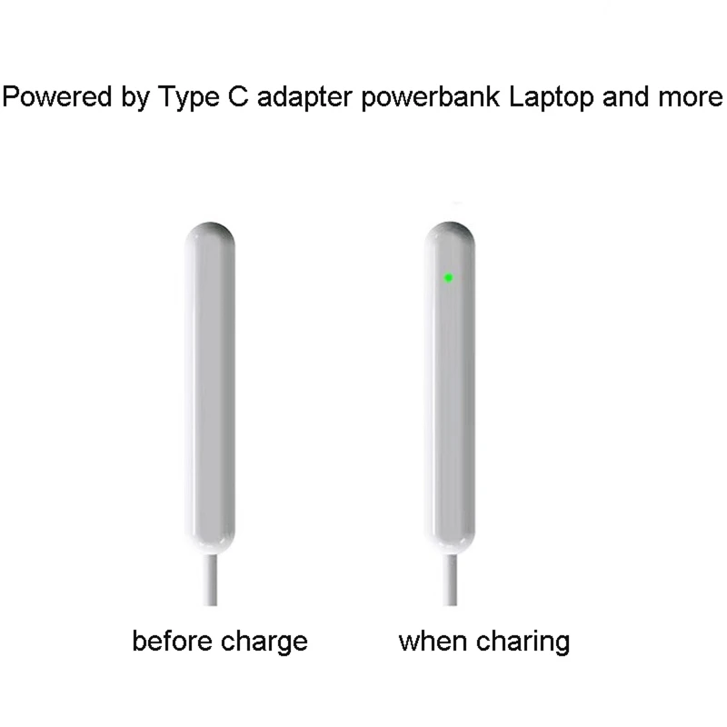 Wireless for Pencil 2 2nd USB C Charging Cable Type C Pencil