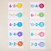 Math Toys Digital Card Montessori Wooden Addition Subtraction Teaching Aids Subtraction Operation Learning Logical Thinking 4