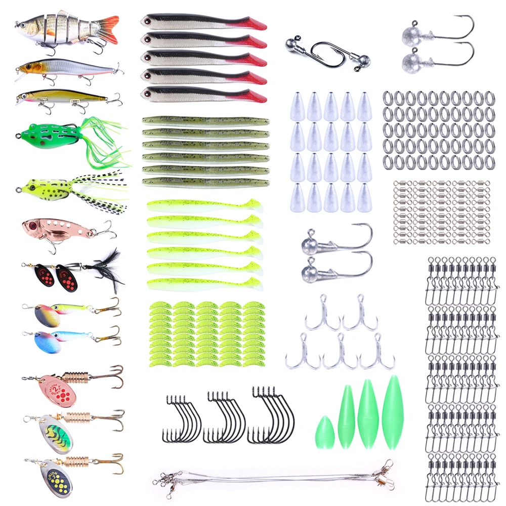 

Kit Mixed Colors Fishing Lure Kit Minnow Baits Set Wobbler Crankbaits Treble Hooks Fishing Tackle Artificial Plastic Hard Bait