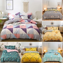 Moda moderna impressão thicked gêmeo conjunto de cama rainha tamanho macio consolador capa conjuntos cama fronha colcha capa 4 pcs