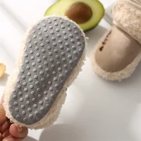 Plus Velvet Thick Warm Baby Shoes Winter Cashmere Soft Comfortable Infant Girls Boys Anti-Slip Newborn Baby Crib Shoes 4