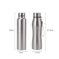 High Quality 1000ml Stainless Steel Sport Water Bottle Single-layer Rugged Water Cup Metal Flask Drinkware Camping Sports Gym 4