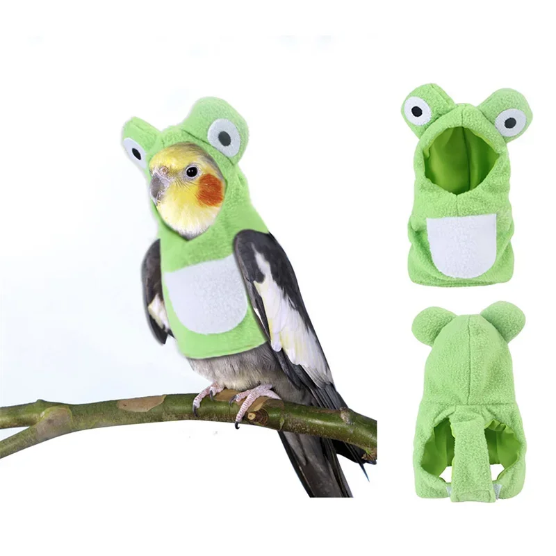 

Birds Costume Birds Clothe Cosplay Frog Costume Winter Warm Hat Pet Party Birthday Shows Cosplay Photo Prop Bird Accessories