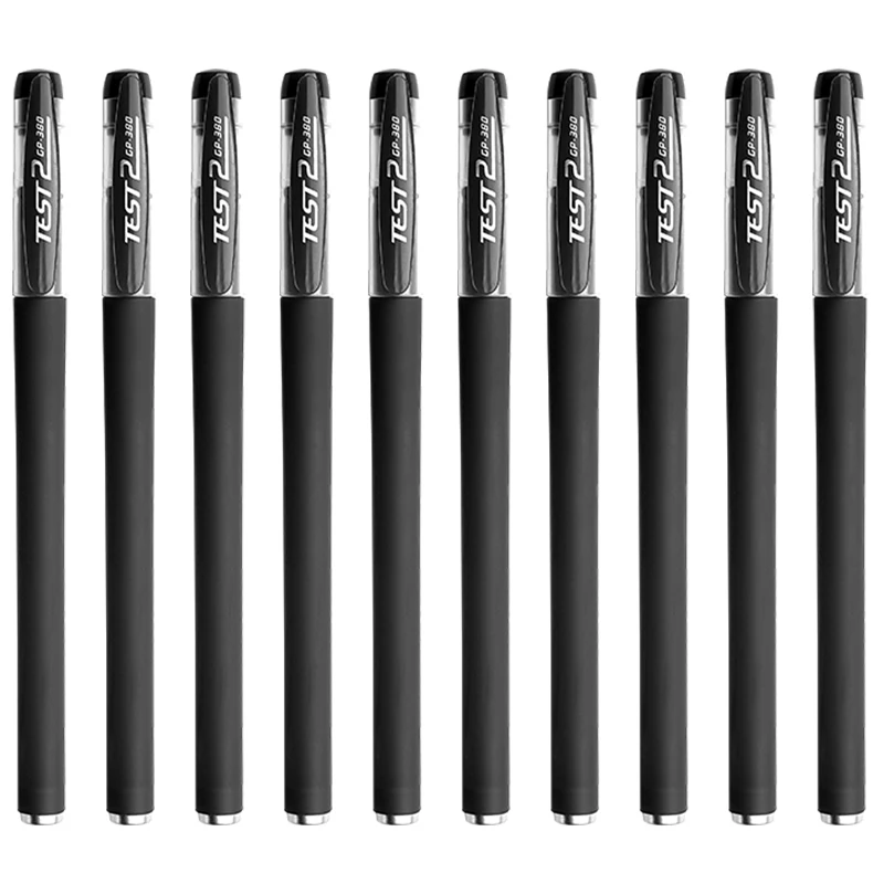 Black Gel Pens 0.5mm Ballpoint Writing Supplies Office Accessories