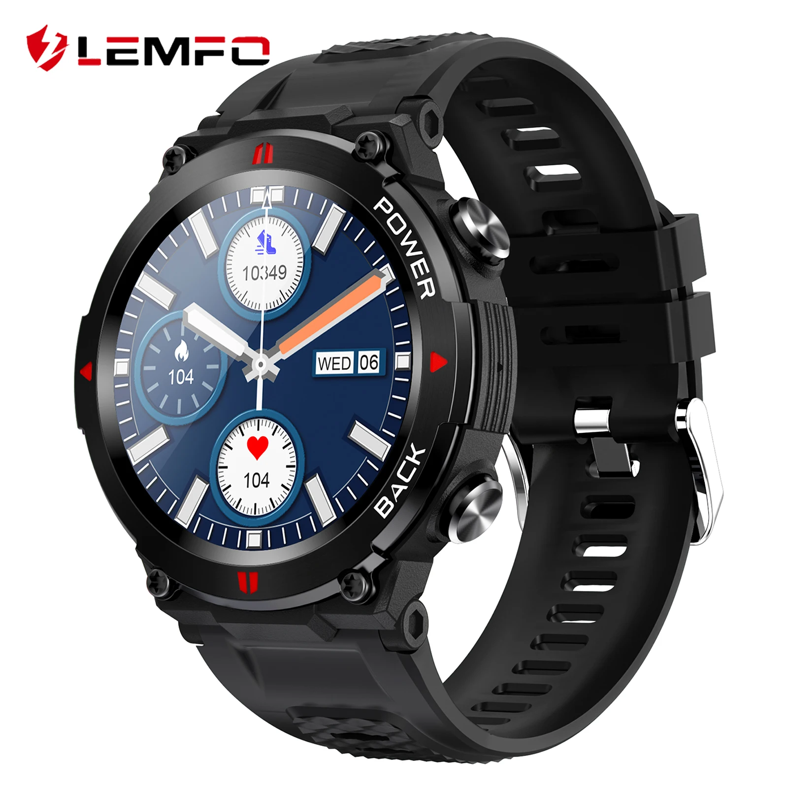 Lemfo Ip68 Waterproof Smart Watch Lemfo Waterproof Smartwatch Smart