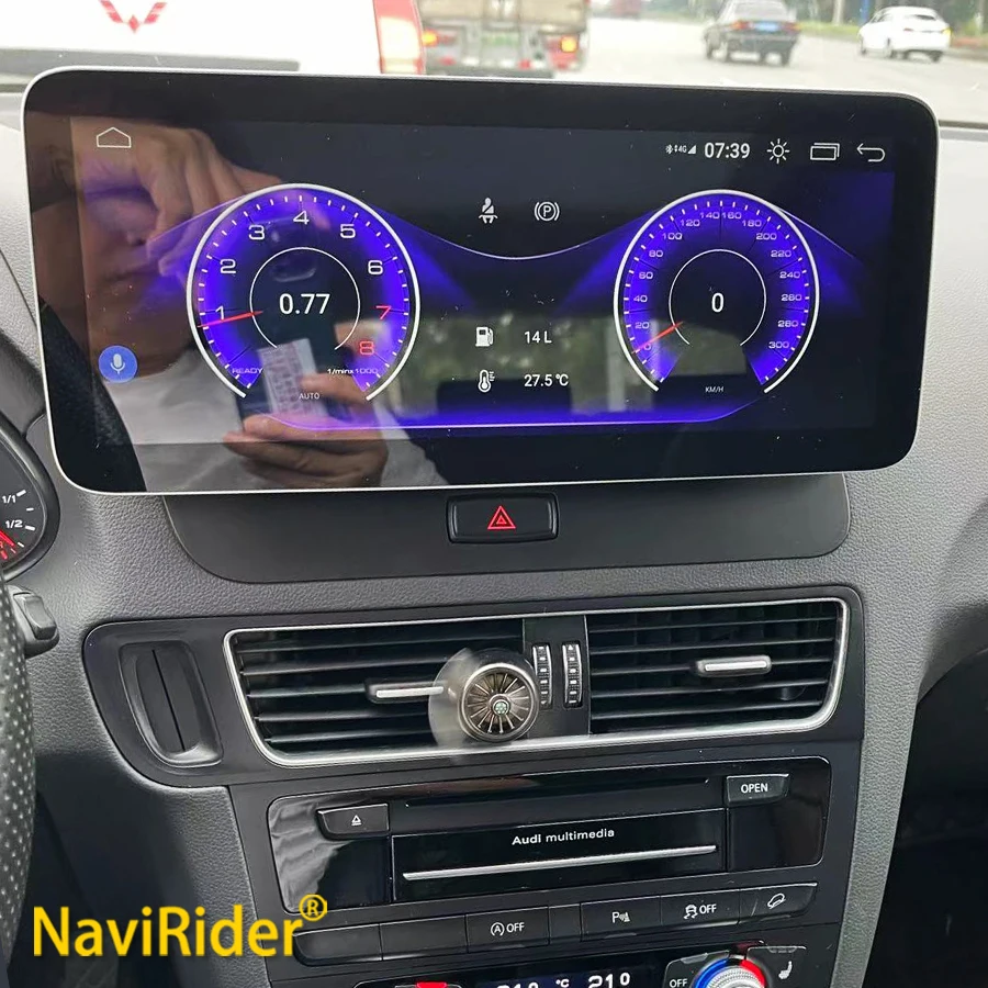 

1920*720 IPS Screen Car RADIO Android 13 Autoradio For Audi Q5 2009-2017 A4 GPS Navigation Multimedia Video Player 4G LTE Stereo