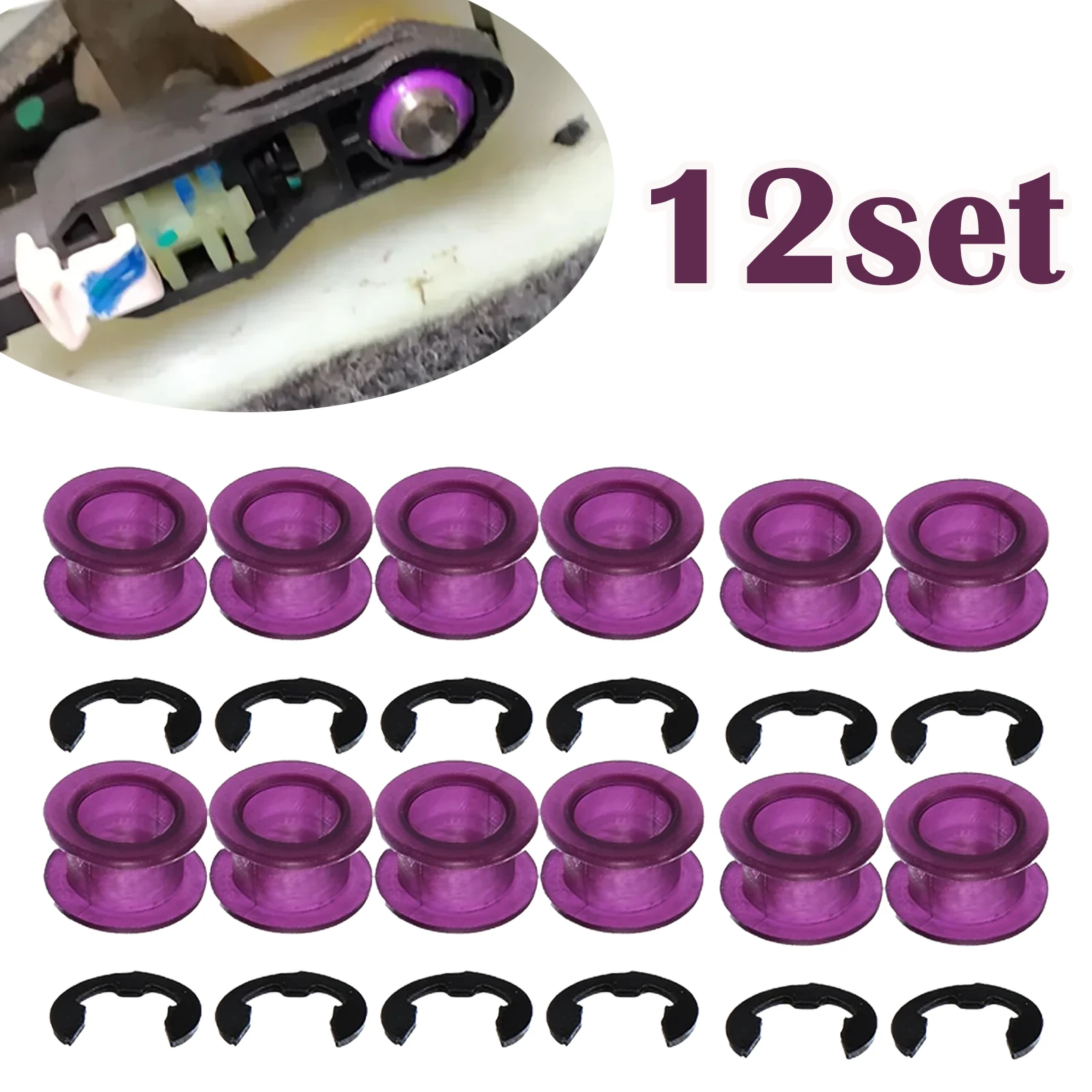 12Set Gear Shifter Cable Linkage Boccola Sleeve Per Fiat Sedici Suzuki Swift Sport Sx4 Alto Entrambe Le Estremità Grommet Fix Kit Di Riparazione